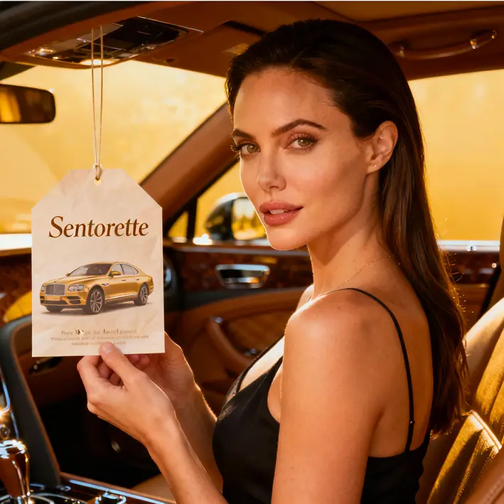 The personalized car air freshener is a welcome gift﻿﻿